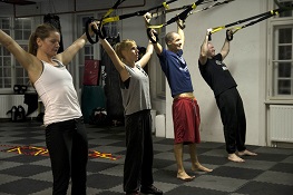 A Twins Gym rope edzése