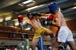 Valkenburg 2013 WKF Kick-boxing Európa-bajnokság, Vásony Marci -67 kg-ban küzd Cseh ellenfelével k-1 szabályrendszerben