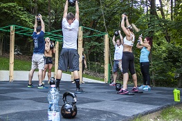 Crossfit a Twins Gym kertjében