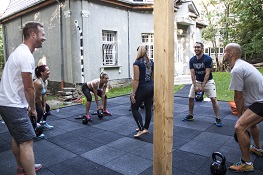 Crossfit a Twins Gym kertjében